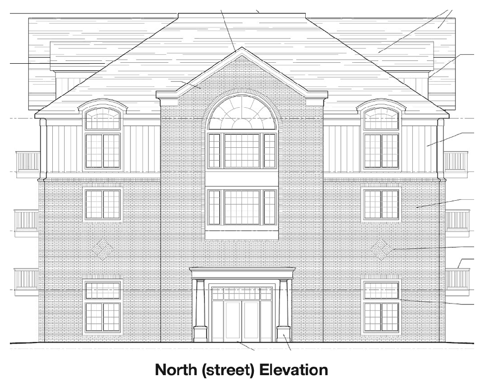 North (street) Elevation of proposed development at 759 Park Ave. [IMAGE: Provided by John Baker]