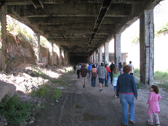 A tour of Rochester's abandoned subway tunnel. [PHOTO: RochesterSubway.com]