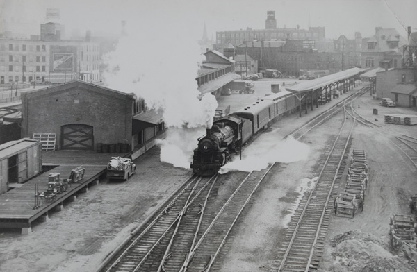 Baltimore & Ohio Railroad Station, Rochester, NY. [PHOTO: Provide by Al from Wolcott, NY]