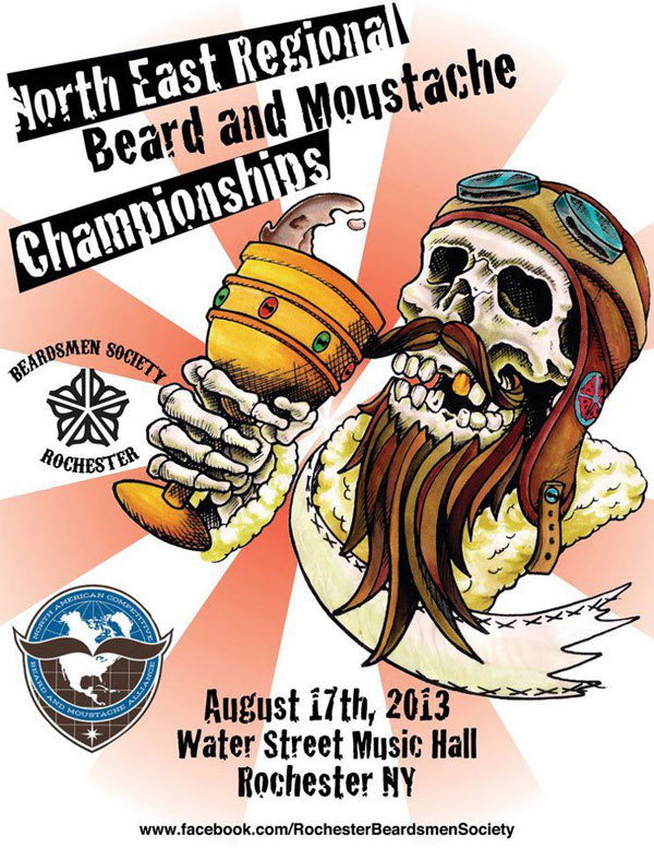 On Saturday, August 17th the Rochester Beardsmen Society  hosted the Northeast Regional Beard and Moustache Championships at Water Street Music Hall. [PHOTO: Chris Clemens]