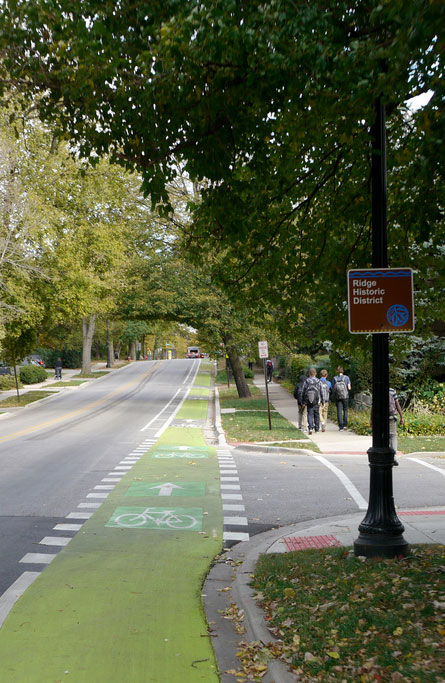 Chicago cycle tracks. [PHOTO: Steven Vance, Flickr]