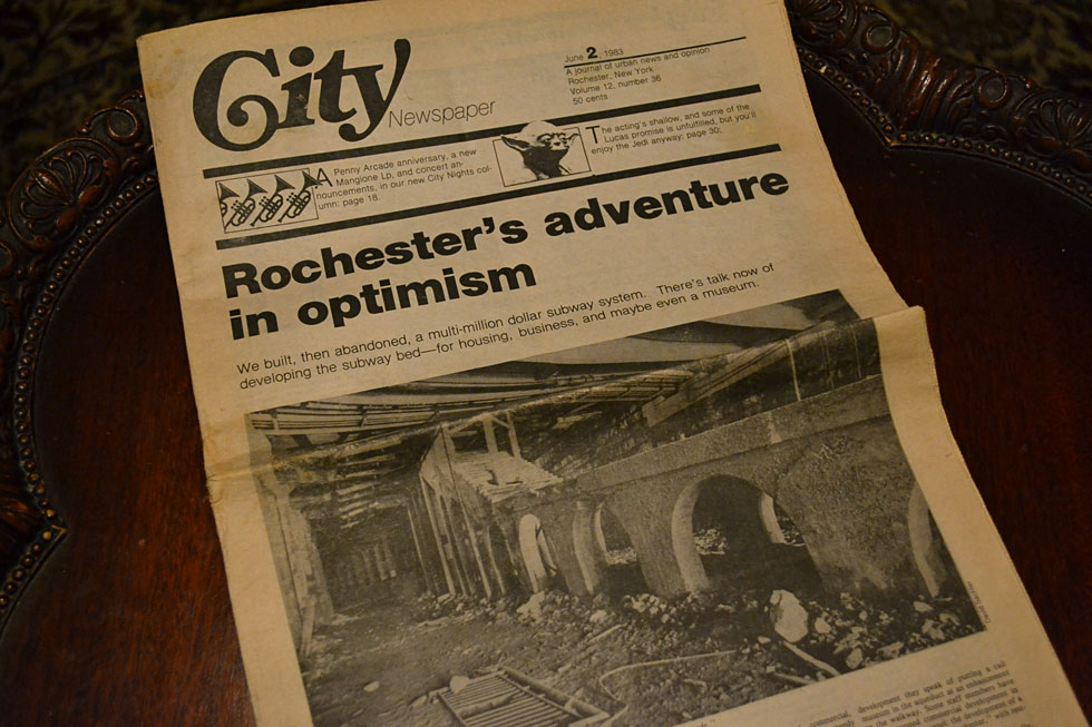 Cover of Rochester City Newspaper. June 2, 1983. [COURTESY: CITY Newspaper]
