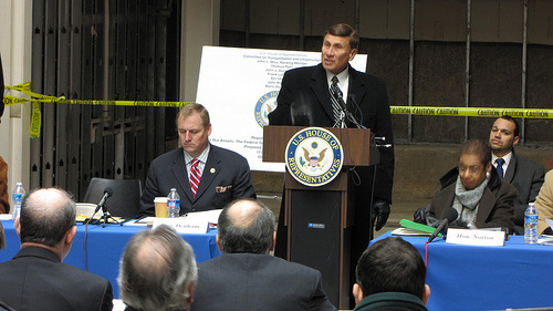 Chairman Mica at a February 10, 2011 hearing on how the federal government continues to sit on its ASSets, including wasting taxpayers' money on underused and vacant federal buildings.