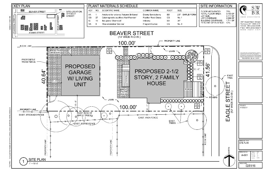 37 Eagle Street Final Site Plan