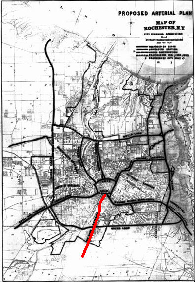 1947 Highway Plan for Monroe County, NY