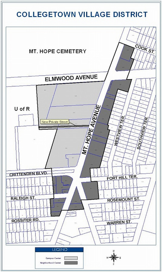 Collegetown Village Map