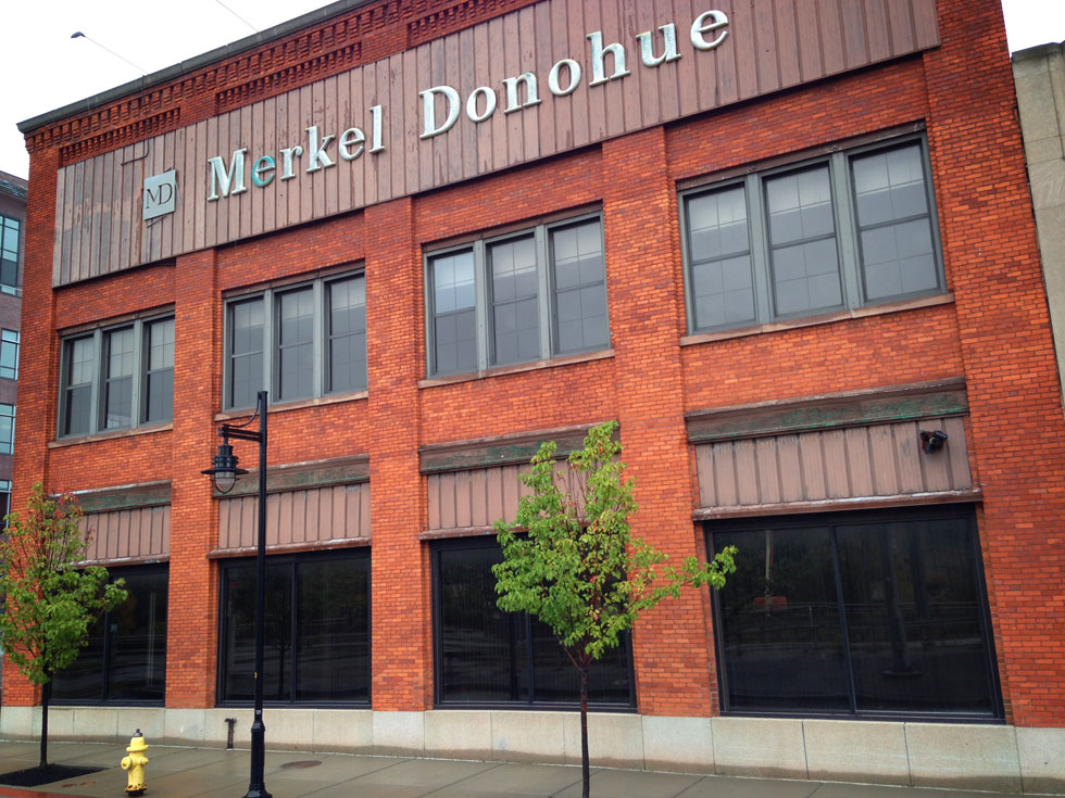 Merkel Donahue building, Oct 2014. Development Update on 210 South Avenue, Rochester NY. [PHOTO: Steve Vogt]