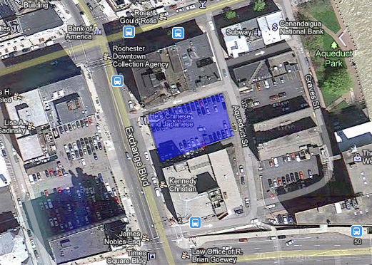 Aerial view of 18-26 Exchange Blvd. [IMAGE: Google Maps]