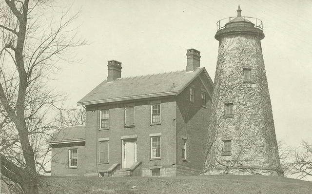 There is the lighthouse in 1863. [PHOTO: Rochester Public Library]