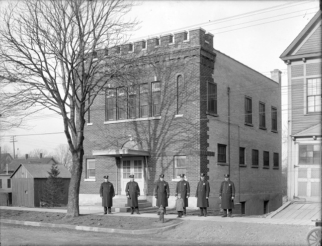 Here is the police station they were so hot to trot about in the town now formerly known as Charlotte. [PHOTO: Albert R. Stone]