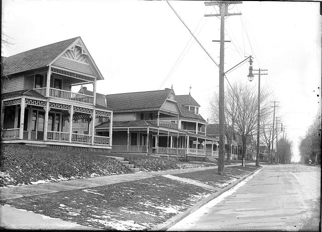 These are some fantastic summer homes along Beach Ave. also around the time of annexation. [PHOTO: Albert R. Stone]