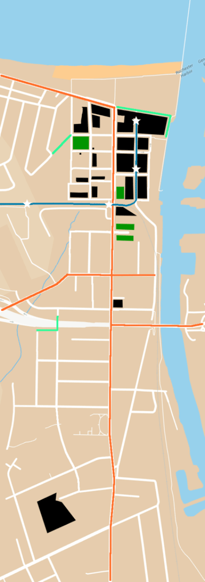 As an overview, here's a map of all the proposed new construction.