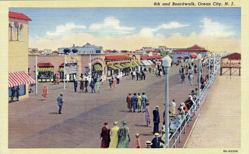 The boardwalk, Ocean City, NJ.