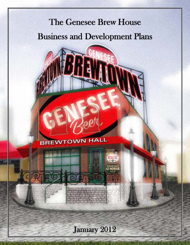The 'Genesee Brew House Business and Development Plans' surfaced this week showing two offers to buy Cataract. But North American would rather have an expanded parking lot for this visitor center.
