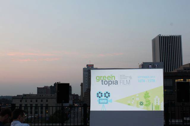 This year's Greentopia Film Festival will feature an array of unique films and equally unique screening locations; such as the roof of 1 Capron Street. [PHOTO: Jason Schwingle, TheRochesteriat.com]