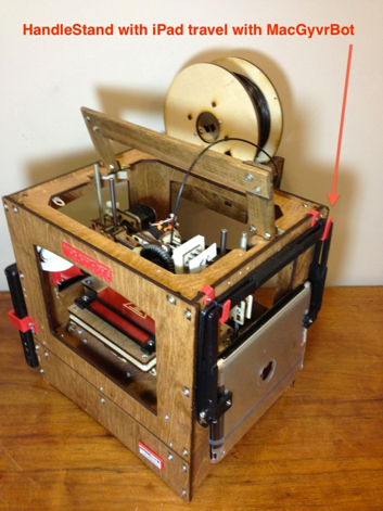 A make-it-yourself 3D printer! [PHOTO: Joel Helfrich]