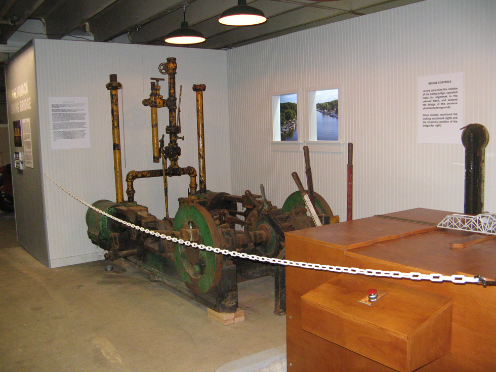 The control room of the Hojack Swing Bridge has been recreated at the NY Museum of Transportation. [PHOTO: Flickr, M J M]