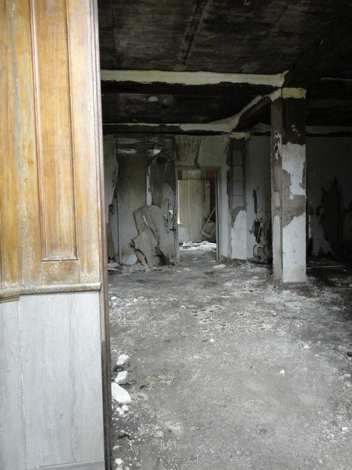 The abandoned Iola Tuberculosis Sanatorium. [PHOTO: Sarah Barnes]
