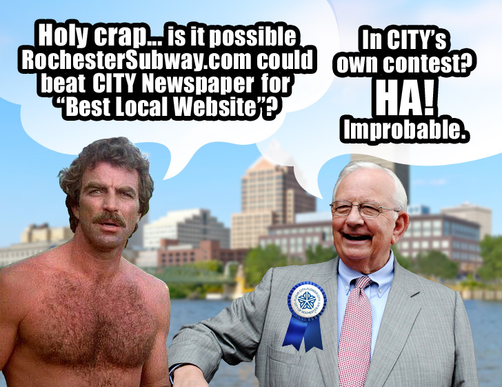 RochesterSubway.com and CITY Newspaper will go head to head in CITY's 'Best Of 2013' contest. (see line #74 on the ballot)