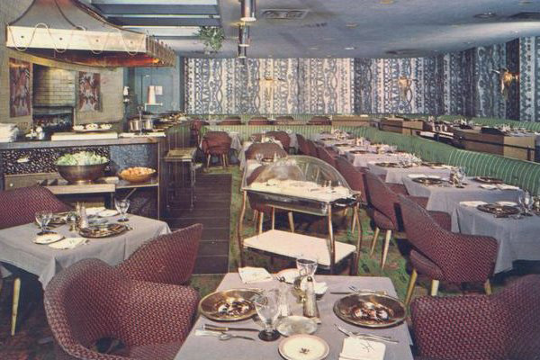 Manger Hotel's Hearth and Embers restaurant shortly before the building was demolished. [PHOTO: Rochester Public Library]