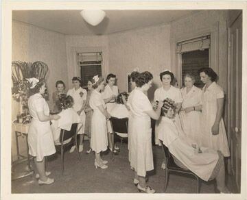 From her beauty headquarters in Rochester and with the goal of helping women achieve business success, Harper started training poor women in her methods of beauty treatment. [PHOTO: Rochester Museum & Science Center]