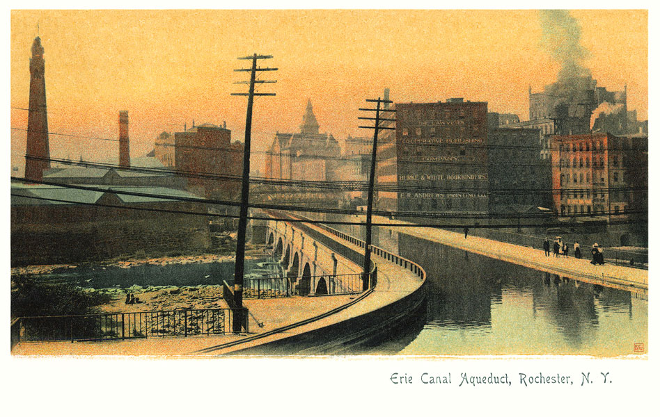 Erie Canal Aqueduct c.1900 [IMAGE: Part of 'Revisiting Rochester' exhibit]