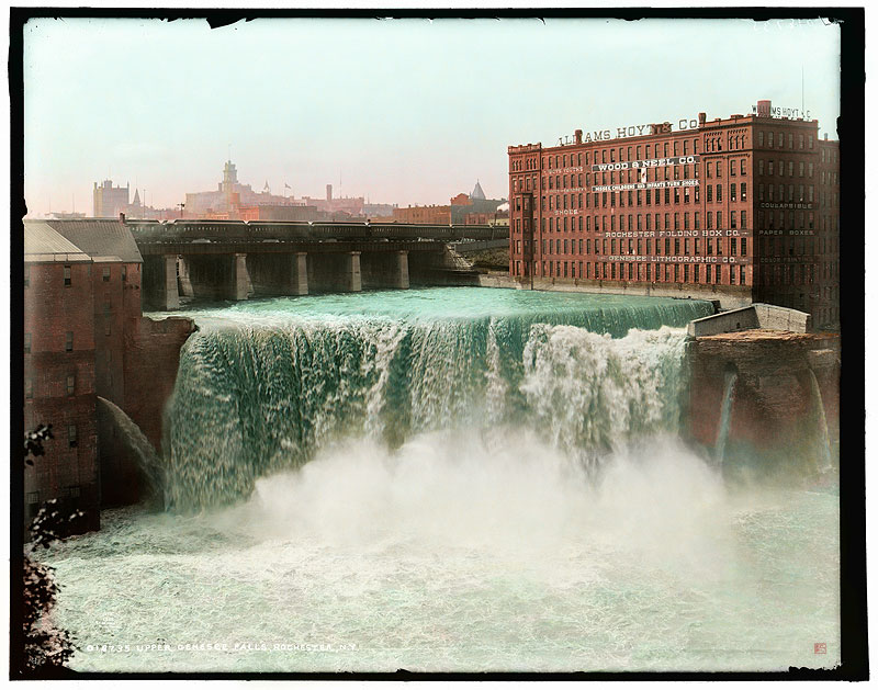 High Falls, c.1900 [IMAGE: Part of 'Revisiting Rochester' exhibit]