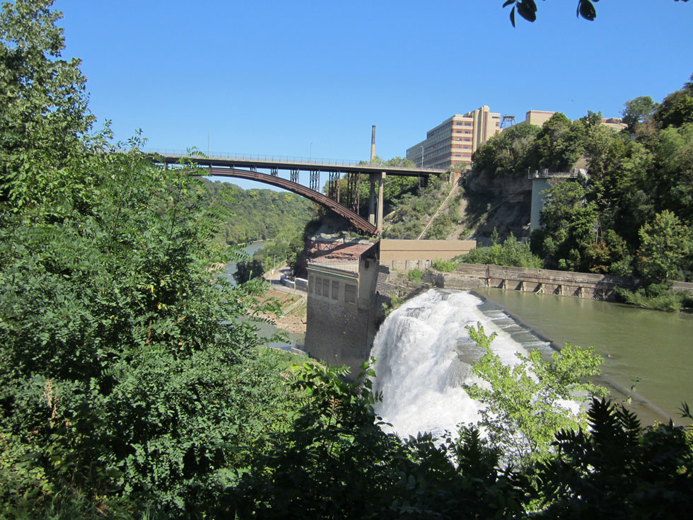 Lower Falls and Driving Park Bridge. [PHOTO: Ryan Green]