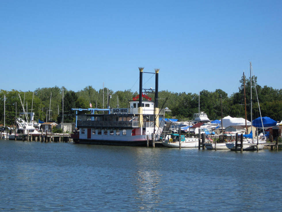 Here's the Harbor Town Belle, one of the many boats available historical or dining cruises in the Rochester Area. [PHOTO: Ryan Green]