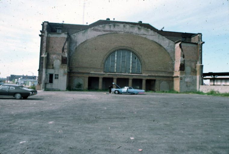 Rochester's NY Central (Bragdon) Station half demolished, c.1970? [PHOTO VIA: John R. Stewart]