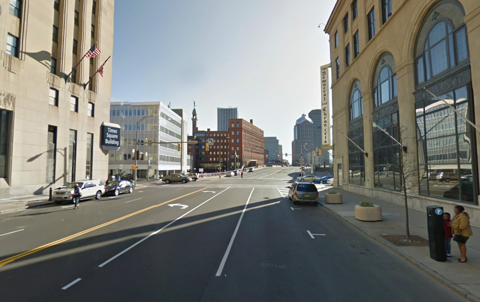 Google street view of the same intersection today. [IMAGE: Google Maps]