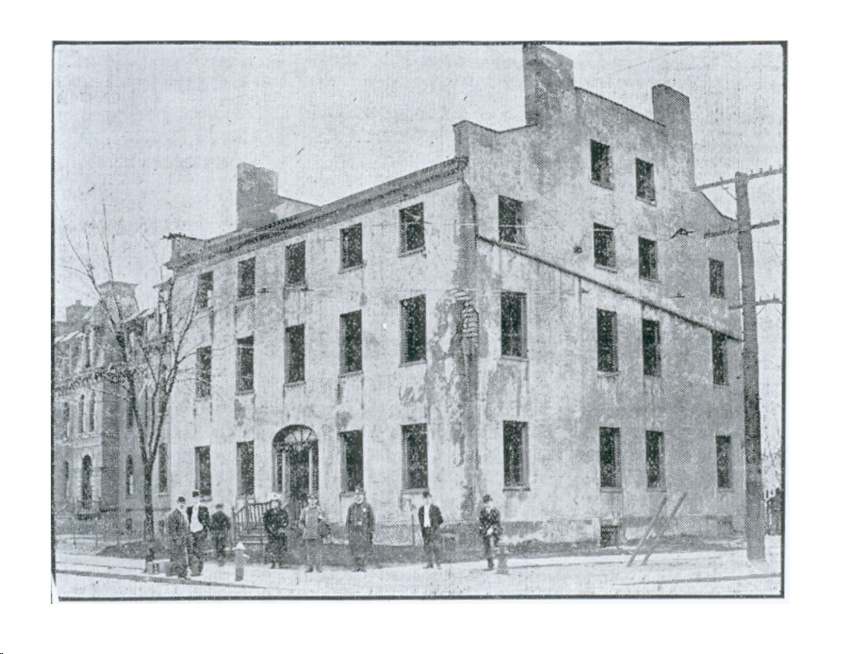 The Bull's Head Tavern, 1827-1908, seems to be the source for the name. [PHOTO via John Curran]