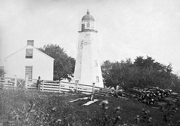 Charlotte lighthouse, 1858. [PHOTO: U.S. National Archives (we think?)]