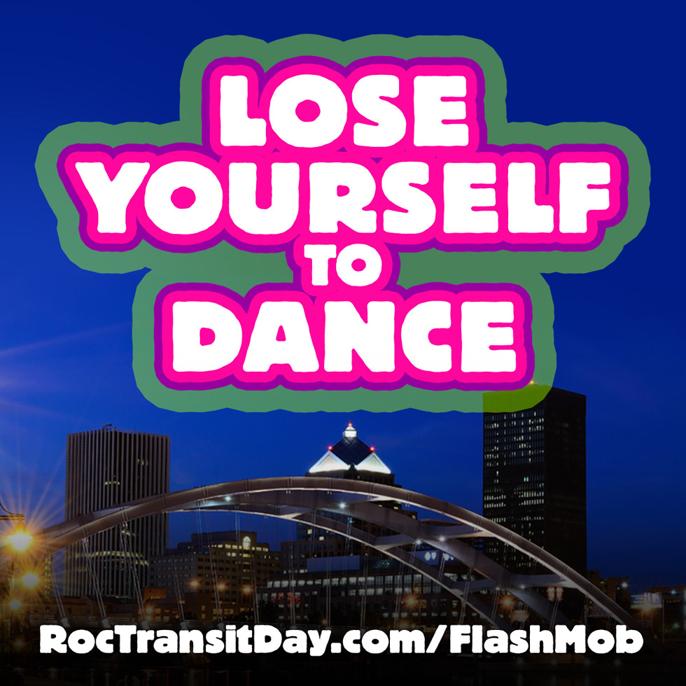 On Thursday, June 18, at exactly 9:07a.m. we're going to start the biggest spontaneous dance party ever to take place in downtown Rochester. For the exact location and to learn the dance moves, watch the video. [IMAGE: ReconnectRochester.org]