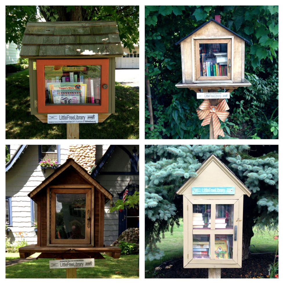 The Little Free Libraries of Rochester, NY. [PHOTO: Chris Clemens]