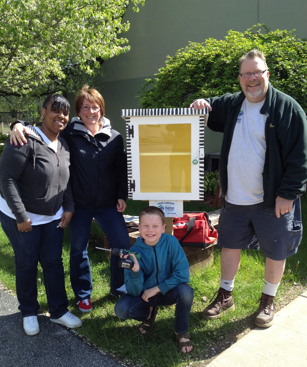 Little Free Library at 990 Whitlock Road. [PHOTO: Chris Clemens]