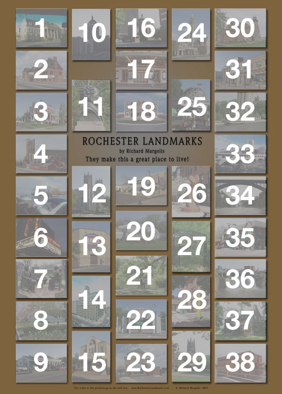Can you name all 38 Rochester landmarks?