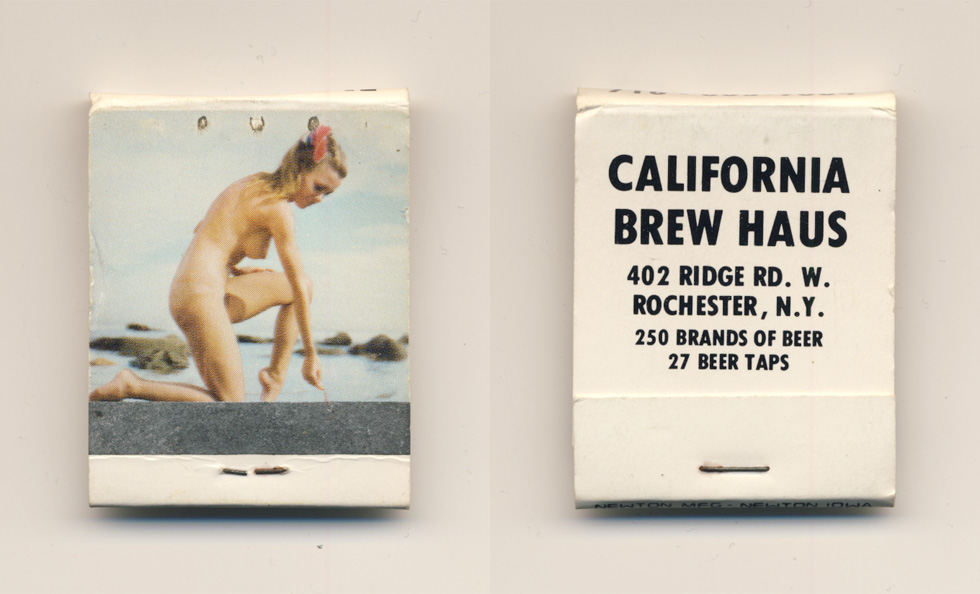 California Brew Haus matchbook.