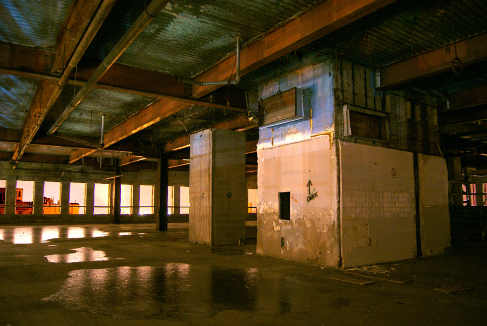 The view from inside Midtown Tower, Rochester NY.