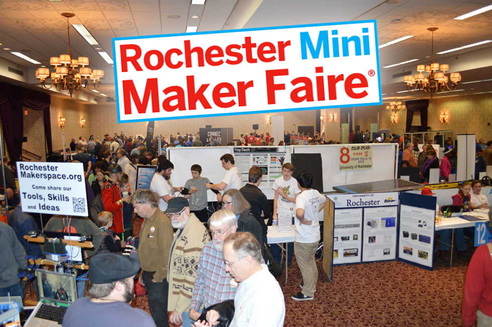 Rochester Mini Maker Faire was jam packed with cool robots, fun activities, and creative stuff to make, and buy. Ella (10) from Iroquois Middle School tells us about some of her favorite things that she saw there. [PHOTO: Ella's Mom]