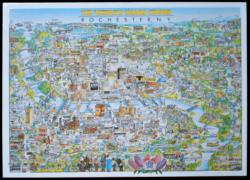 The Rochester NY jigsaw puzzle. 513 pieces.