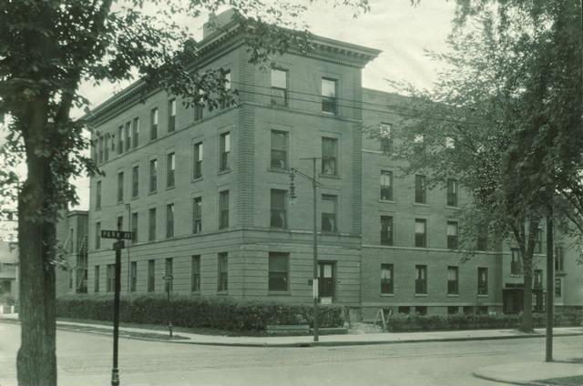 Rochester's Park Avenue Hospital. July 14, 1923. [PHOTO: Rochester Public Library Local History Division]