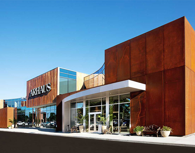 City retail excitement really lit up earlier in 2014 when Arhaus moved from Victor's Eastview Mall to the Culver Road Armory. [PHOTO: Steve Vogt]