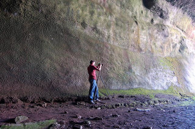 Rico Cave in the Genesee River gorge near Lower Falls. [Flickr PHOTO: bobbybeans]