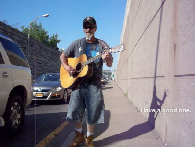 Yesterday I decided to spend 2 Minutes with Rochester's Roadside Guitar Guy.