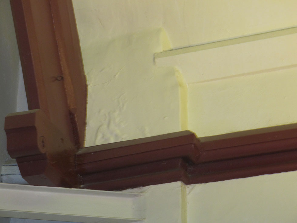 Winter ice dams and water damaged the interior of the historic Calvary St. Andrew's Presbyterian Church. A local painter has stepped up to help repair the damage. [PHOTO: Provided]