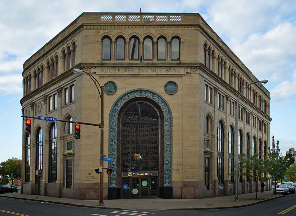Rochester Savings and Loan building. 40 Franklin Street. [IMAGE: The American Architect]