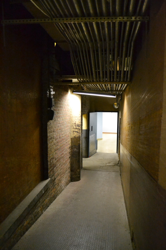Hallway to Sibley building loading docks. [PHOTO: RochesterSubway.com]