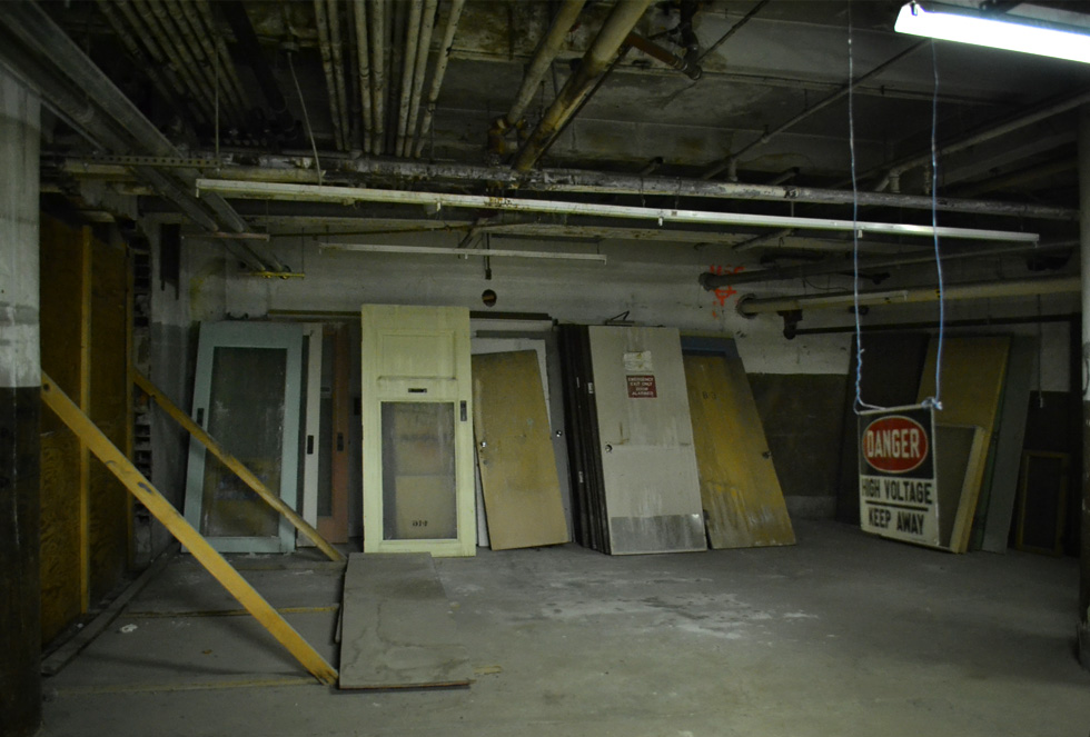 Sibley's department store basement. [PHOTO: RochesterSubway.com]