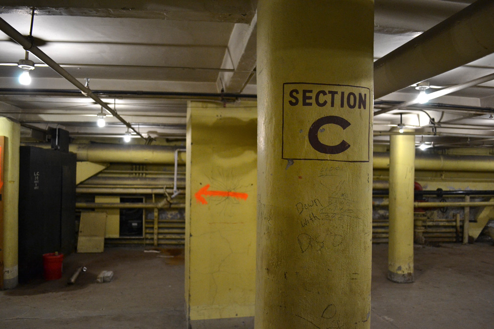 Sibley sub-basement. [PHOTO: RochesterSubway.com]